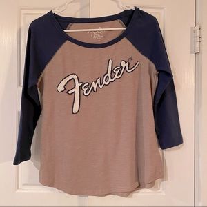 Lucky Brand Fender Baseball Tee